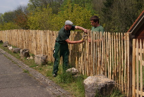 Holzzaun von Gartenbau Ihringer